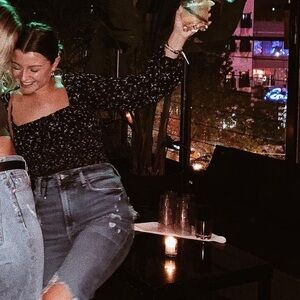 Free People Floral Blouse